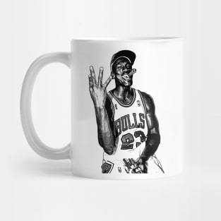 Cigar Champs Michael Jordan // Drawing Art Mug